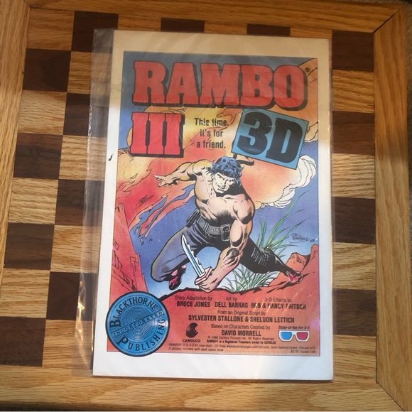 Star Wars 3D #1 Blackthorne Publishing 1987 with Glasses 10th Anniversary - Picture 6 of 7